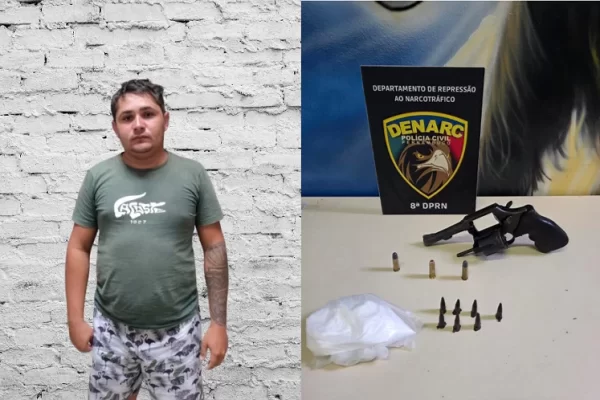 Ação do DENARC em Iati prende suspeito de tráfico e porte ilegal de arma