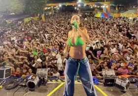 Mais de 7 mil pessoas marcam recorde no terceiro dia de Carnaval na Rainha Isabel em Bom Conselho