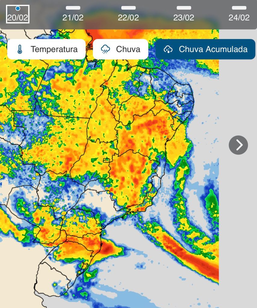Sexta-feira será de sol e pancadas de chuva; ontem temporal atingiu a região