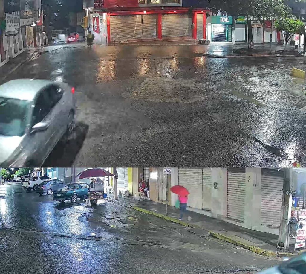 Carro derruba motocicletas no centro de Bom Conselho