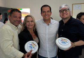 DEPUTADO DANNILO GODOY INAUGURA COZINHA COMUNITÁRIA EM PALMEIRINA AO LADO DA PREFEITA THATIANNE