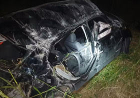 ACIDENTE NA BR-424 DEIXA UM MORTO E CINCO FERIDOS NA CURVA DA LARANJEIRA, EM GARANHUNS